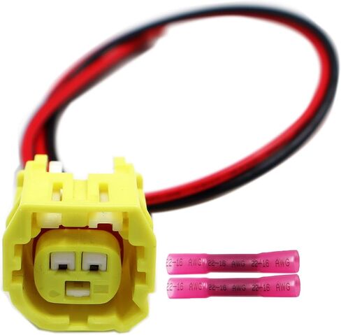 2-Pin Front Crash Sensor Pigtail Wire Connector Compatible with Toyota RAV4 2009-2024 12490 Wiring Harness in Saudi Arabia