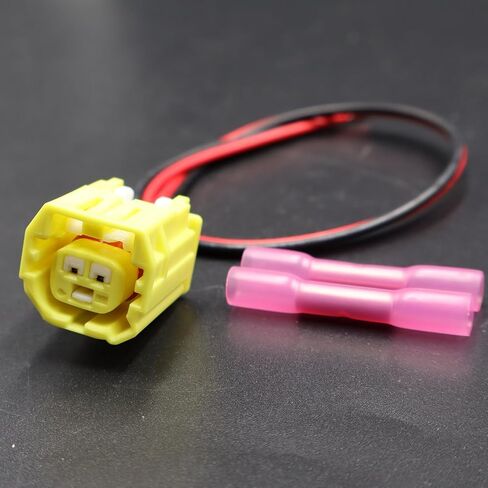 2-Pin Front Crash Sensor Pigtail Wire Connector Compatible with Toyota RAV4 2009-2024 12490 Wiring Harness in Saudi Arabia