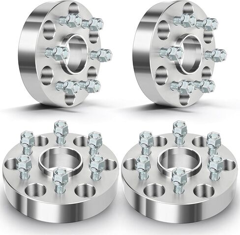 ECCPP 1.5 بوصة 6x5.5 إلى 6x120 محولات عجلة 6LUG مع 14x1.5 ترصيع 78.3CB إلى 66.9CB لشيفروليه سيلفرادو 1500 1999-2025 لشيفروليه سوبربان 2015-2025 -4PC لا تناسب الأسهم رايمز الأسهم in Saudi Arabia