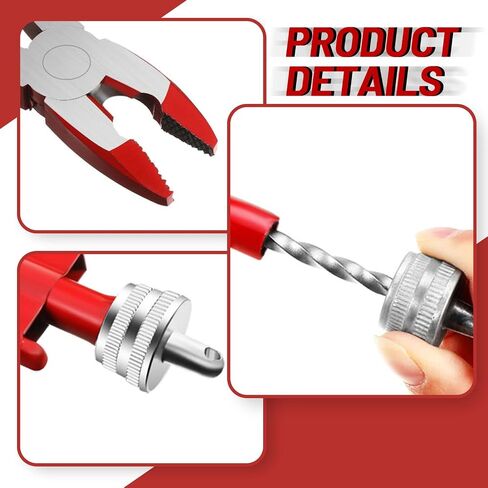 Aircraft Safety Wire Twisting Plier, Metal Twisting Tool with 10-meter 0.5 mm Wire, Lock Twister Safety Plier for Auto Industry Aircraft(9 Inch) in Kuwait