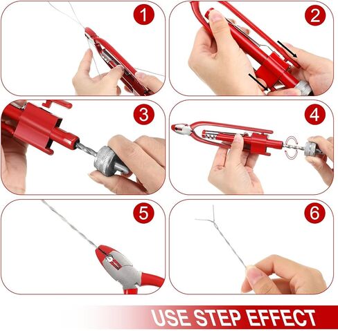 Aircraft Safety Wire Twisting Plier, Metal Twisting Tool with 10-meter 0.5 mm Wire, Lock Twister Safety Plier for Auto Industry Aircraft(9 Inch) in Kuwait
