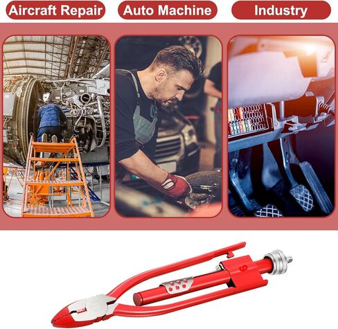 Aircraft Safety Wire Twisting Plier, Metal Twisting Tool with 10-meter 0.5 mm Wire, Lock Twister Safety Plier for Auto Industry Aircraft(9 Inch) in Kuwait