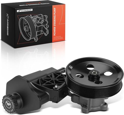 مضخة توجيه الطاقة A-Premium ، مع خزان و Pulley & Snap-Ring Packplate ، متوافق مع Dodge RAM 2500 3500 ، 2003 2004 2005 2006 in Saudi Arabia