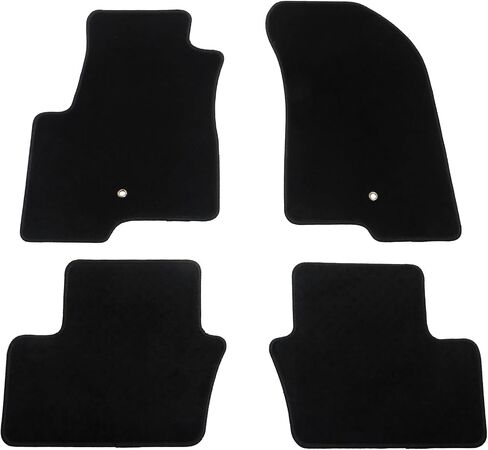 Ikon Motorsprts ، مخصصة Fit Floor Mats متوافقة مع 2007-2016 Jeep Compass/Patriot ، Custom Nylon Carpets Carpets Liner Presector 1st 2nd Row Front Protect in Saudi Arabia