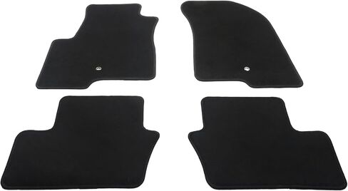 IKON MOTORSPRTS, Custom Fit Floor Mats Compatible with 2007-2016 Jeep Compass/Patriot, Custom Nylon Black Carpets Liner Protector 1st 2nd Row Front Rear Protection 4PC, 2008 2009 2010 2011 2012 2013 in Saudi Arabia