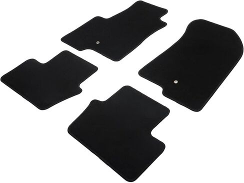 IKON MOTORSPRTS, Custom Fit Floor Mats Compatible with 2007-2016 Jeep Compass/Patriot, Custom Nylon Black Carpets Liner Protector 1st 2nd Row Front Rear Protection 4PC, 2008 2009 2010 2011 2012 2013 in Saudi Arabia