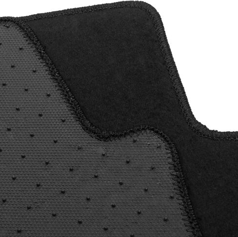 IKON MOTORSPRTS, Custom Fit Floor Mats Compatible with 2007-2016 Jeep Compass/Patriot, Custom Nylon Black Carpets Liner Protector 1st 2nd Row Front Rear Protection 4PC, 2008 2009 2010 2011 2012 2013 in Saudi Arabia