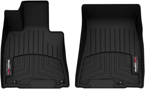 Weathertech مخصص FITLINER FLOORLINER الحصير لتكوين GV70 (4416971) - الصف الأول (السائق والراكب) ، أسود in Saudi Arabia