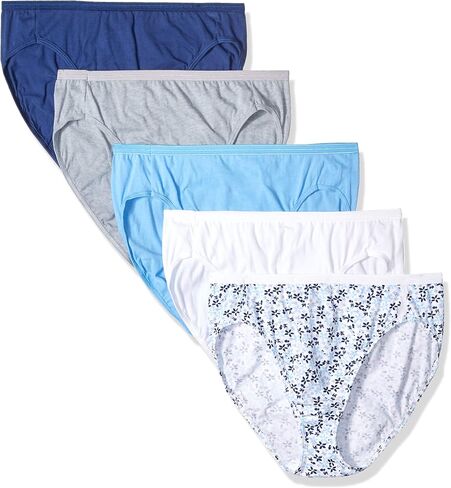 Hanes Women's Ultimate Comfort Cotton Cotton Banties ، 5 pack in Kuwait