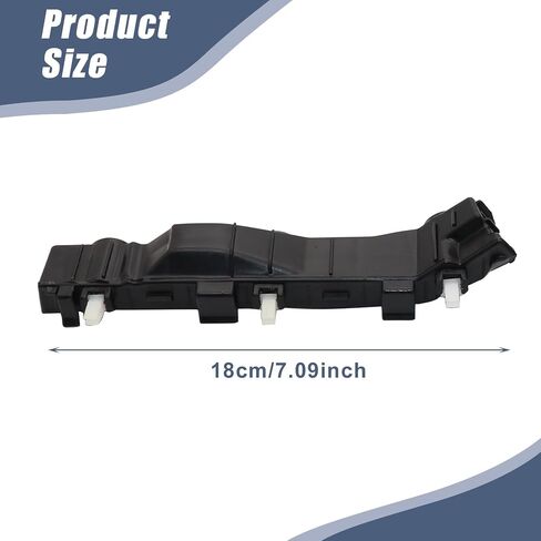 XQSMWF 2Pcs Front Bumper Support Bracket Compatible with Kia Rio EX LX SX 1.6L 2012 2013 2014 2015 2016 2017 865141W200 865131W200 in Saudi Arabia