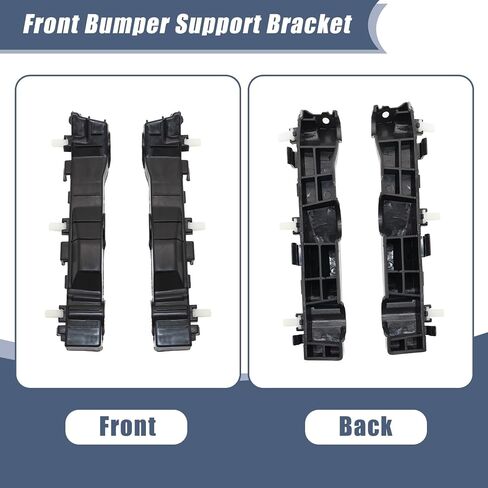 XQSMWF 2Pcs Front Bumper Support Bracket Compatible with Kia Rio EX LX SX 1.6L 2012 2013 2014 2015 2016 2017 865141W200 865131W200 in Saudi Arabia