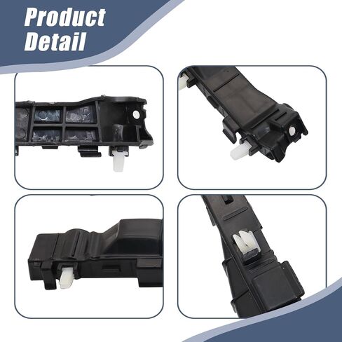 XQSMWF 2Pcs Front Bumper Support Bracket Compatible with Kia Rio EX LX SX 1.6L 2012 2013 2014 2015 2016 2017 865141W200 865131W200 in Saudi Arabia