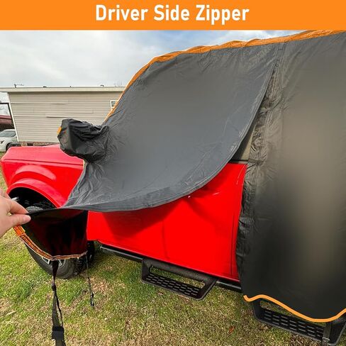 JOJOCY Car Cover for Ford Bronco 2021-2024, 420D Car Window & Door Cover Protect from Rain, Snow and Sun Orange Roof More Recognisable Driver Door Zipper (4 Door) in Saudi Arabia