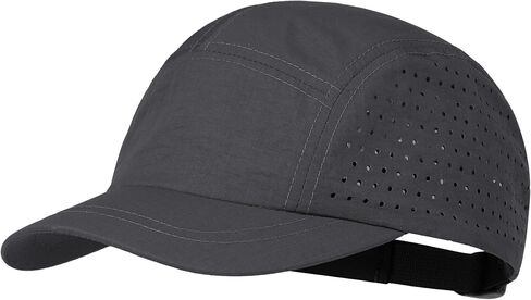 Clape Short Brim Baseball Cap للرجال ، قبعة شبكية سريعة 5 لوحة ، قبعة خفيفة الوزن منخفضة في الهواء الطلق للرؤوس الصغيرة in Saudi Arabia