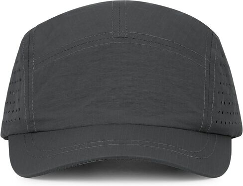 Clape Short Brim Baseball Cap للرجال ، قبعة شبكية سريعة 5 لوحة ، قبعة خفيفة الوزن منخفضة في الهواء الطلق للرؤوس الصغيرة in Saudi Arabia