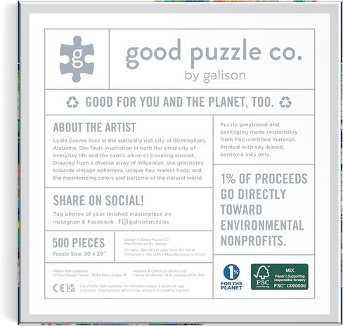 Galison Good Puzzle Co. Countryside Harvest in Saudi Arabia
