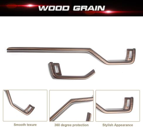 x xotic tech Interior Center Console Dashboard Side AC Air Vent Outlet Frame Strip Cover Trim, Sporty Red, Compatible with Toyota RAV4 2019 2020 2021 2022 2023 2024 2025 in Saudi Arabia