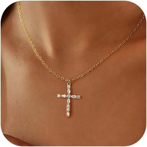 قلادات قلادة مملوءة بالذهب 14K للنساء لذيذ الحب القلفة القلفة العصرية الذهب in Kuwait