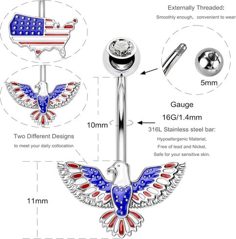 خواتم زر البطن الأمريكية oufer American USA in Saudi Arabia