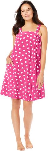 Dreams & Co. Plus Size Velour Towel Wrap in Saudi Arabia