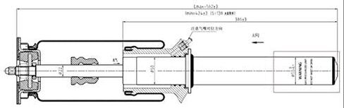 Torque Cab Spring Bag Absorber International Prostar 2008+ (يحل محل 35959777C96) (TR7C96) in Saudi Arabia
