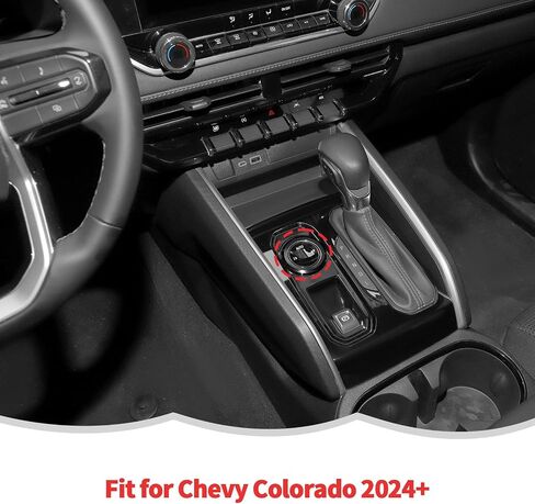 RT-TCZ Center Console 4WD Wheel Drive Cover Cover Trim Incsions INTORSION TIL CHEVROLET CHEVY COLORADO 2024 2025 (PURPLE) in Saudi Arabia