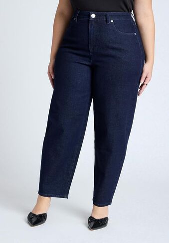 Eloquii Women's Plus حجم الساق البرميل Jean in Kuwait