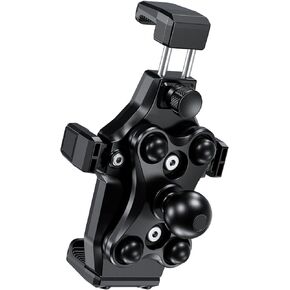 iMESTOU Anti-Vibration Motorcycle Phone Mount with 1 Ball Head Fits for RAM B Size Mounts/Accessories with 1" Ball Socket,One-Handed Operation and 360°Rotation Securely Holds 4.7-7.2 inch Phones