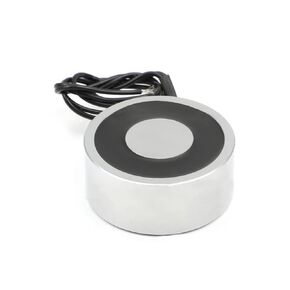 Fielect DC 5V 1.5Kg Electric Lifting Magnet Electromagnet Solenoid Lift Holding Circular Suction-Cup Magnet, 0.08A 0.4W