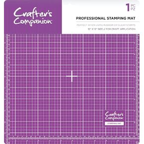 Crafters Companion Crafter's Companion-12 x 12" Professional Stamping Mat, 12"x12", Purple