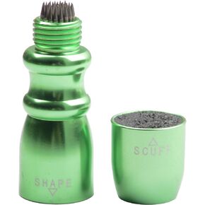 3 in 1 Snooker Billard Pool Cue Tip Tool Repair Cue Tip Stick Accessories Set Scuffer/Shaper/Aerator (Green)