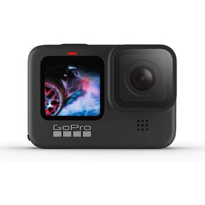GoPro HERO9 Black - Waterproof Action Camera with Front LCD and Touch Rear Screens, 5K Ultra HD Video, 20MP Photos, 1080p Live Streaming, Webcam, Stabilization