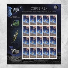 Osiris-REx Mission to Asteroid Bennu and Return to Earth (Sheets of 20) Forever Postage Stamps 2023 Scott #5820