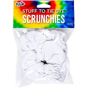 Tulip one-Step tie-dye Scrunchies 4 Pack Tie Dye Accessory, White (TUSTTD) in Kuwait