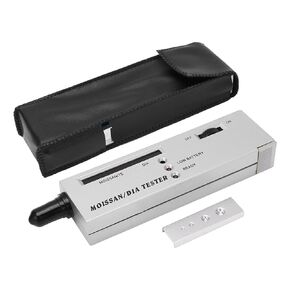 ABS Tester Moissanite Hardness Detector Jeweler Portable Testing Tool with LED Indicator for Jewelry Stores Auction Venues and Laboratories