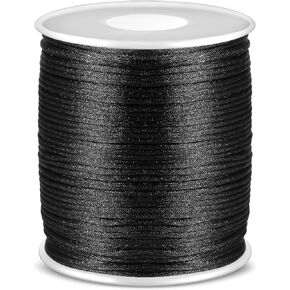 Anezus Rainbow Color Nylon Cord, Nylon Craft String, Silky Satin Rattail Cord Beading String for Braided Bracelets, Pendants Necklace, Macrame Keychains, Lanyards, Drawstring Bags, DIY Crafts, Sewing in Kuwait