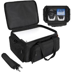 حافظة داخلية صلبة من مادة EVA من TORIBIO، حافظة مقاومة للصدمات لجهاز PS5، حقيبة تخزين واقية أثناء السفر متوافقة مع جهاز Playstation 5 وملحقاته in Kuwait