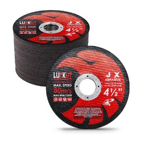Cut-Off Wheels Cutting Wheel Disc 4-1/2"x3/64''x7/8'' Thin Metal Stainless Steel Cutting Cut Off Disc Blades Grinding Wheel for Angle Grinders 50-Pack