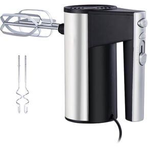 Hand Mixer Electric Handheld,5 Speed Kitchen Handheld Mixer,with Turbo Button,Egg Baking Beaters,Dough Hooks, for Baking Cake Egg Cream Food Beater in Kuwait