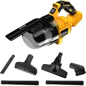 Cordless Vacuum for De-Walt 20V Battery, 5 in 1 Handheld Electric Vacuum Cleaner with 500W Powerful Motor, 46 CFM Portable Hand Vacuum with Filtration HEPA for Floor, Carpet, Car (Not include Battery)