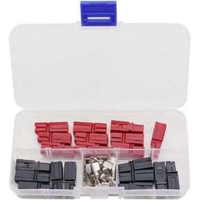10 Pair Quick Disconnect 45AMP 600V Power Connector Battery Plug+terminals Red Black