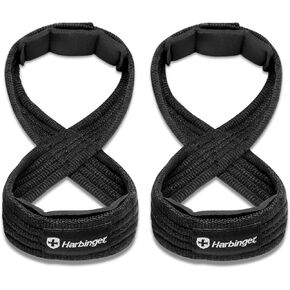 HarbingerHarbinger Figure 8 Padded Lifting Straps: Ultimate Grip Support for Heavyweight Lifter
