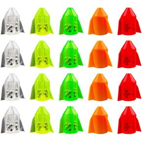 MiOYOOW 25PCS Fishing Line Rattles, Supercharged Design Lure Insert Tube Rattles Multi-Functional Fishing Attractor with Ringing Beads for Outdoor Fishing in Saudi Arabia