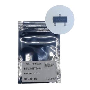 10PCS MMBT3904 NPN Transistor 200mA 40V BJT SOT-23 Marking 1AM (Replace for 2N3904)