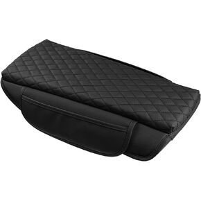 Center Console Cover for Toyota Venza 2021 2022 2023 2024 Accessories Armrest Cover Anti-Scratch Middle Console Pad Leather Armrest Protector with Pockets