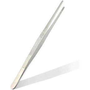 PRECISE CANADA: (Huge TWEEZER) Thumb Dressing Forceps 18" Long TWEEZER, Silver, Serrated