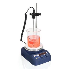 Magnetic Stirrer with LED Digital Display, Temperature Probe Sensor, and Stir bar, 280℃/536°F, 1500rpm, for Lab, Education, Cooking, MSHP1A1