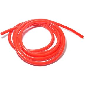 LTI Universal 5 Feet Length Universal 3mm (1/8 Inch) Inner Diameter High Performance Silicone Vacuum Hose Line (3MM, Red)