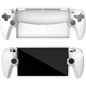 for Sony Playstation Portal Silicone Cover,Protective Sleeve Silicone Skin Cover for Sony Playstation Portal Handheld Game Console (Black)
