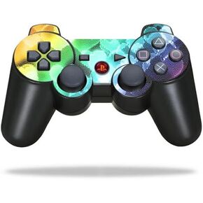 Protective Vinyl Skin Decal Skin Compatible with Sony Playstation 3 PS3 Controller wrap Sticker Skins Colorful Hearts